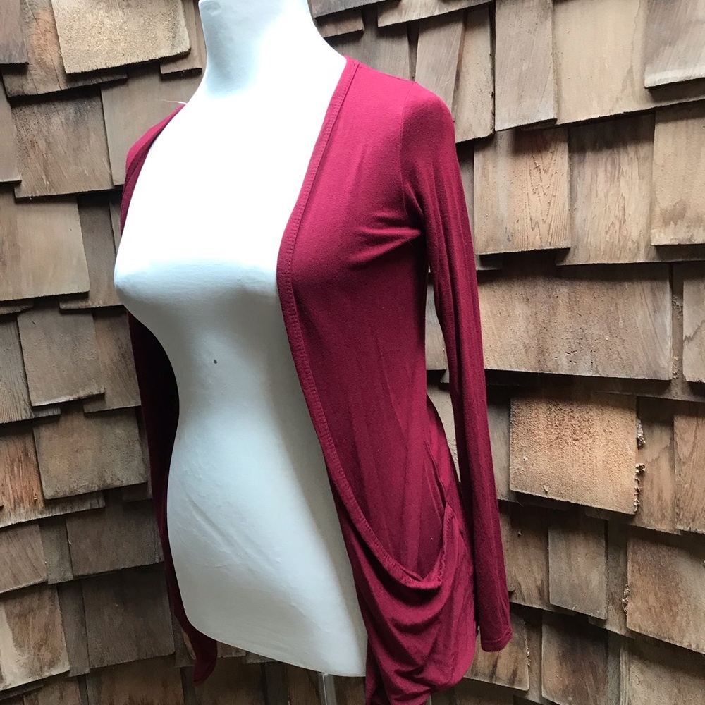 Nice collection maroon cardigan